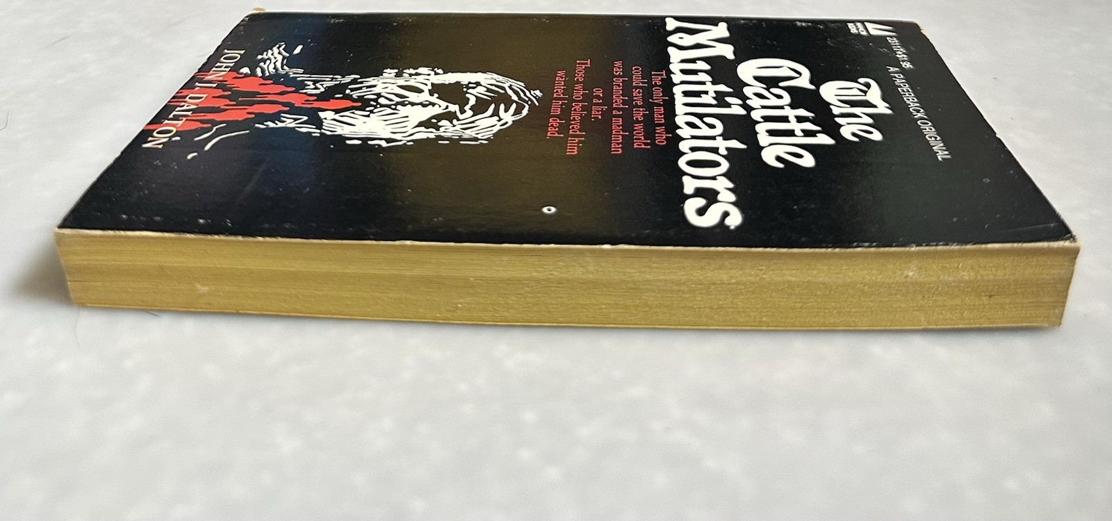 THE CATTLE MUTILATORS By John J Dalton *RARE* 1980 1st Print Horror/Thriller PB
