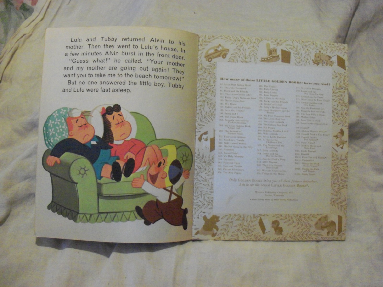 1974 2nd Printing LITTLE LULU LITTLE GOLDEN BOOK – Lot #221