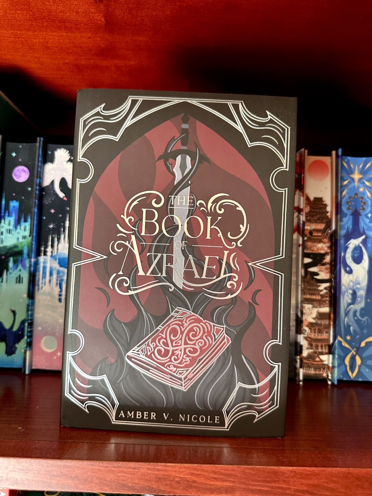 SIGNED Fairyloot Gods And Monsters Set The Book Of Azrael ETC by Amber V Nicole