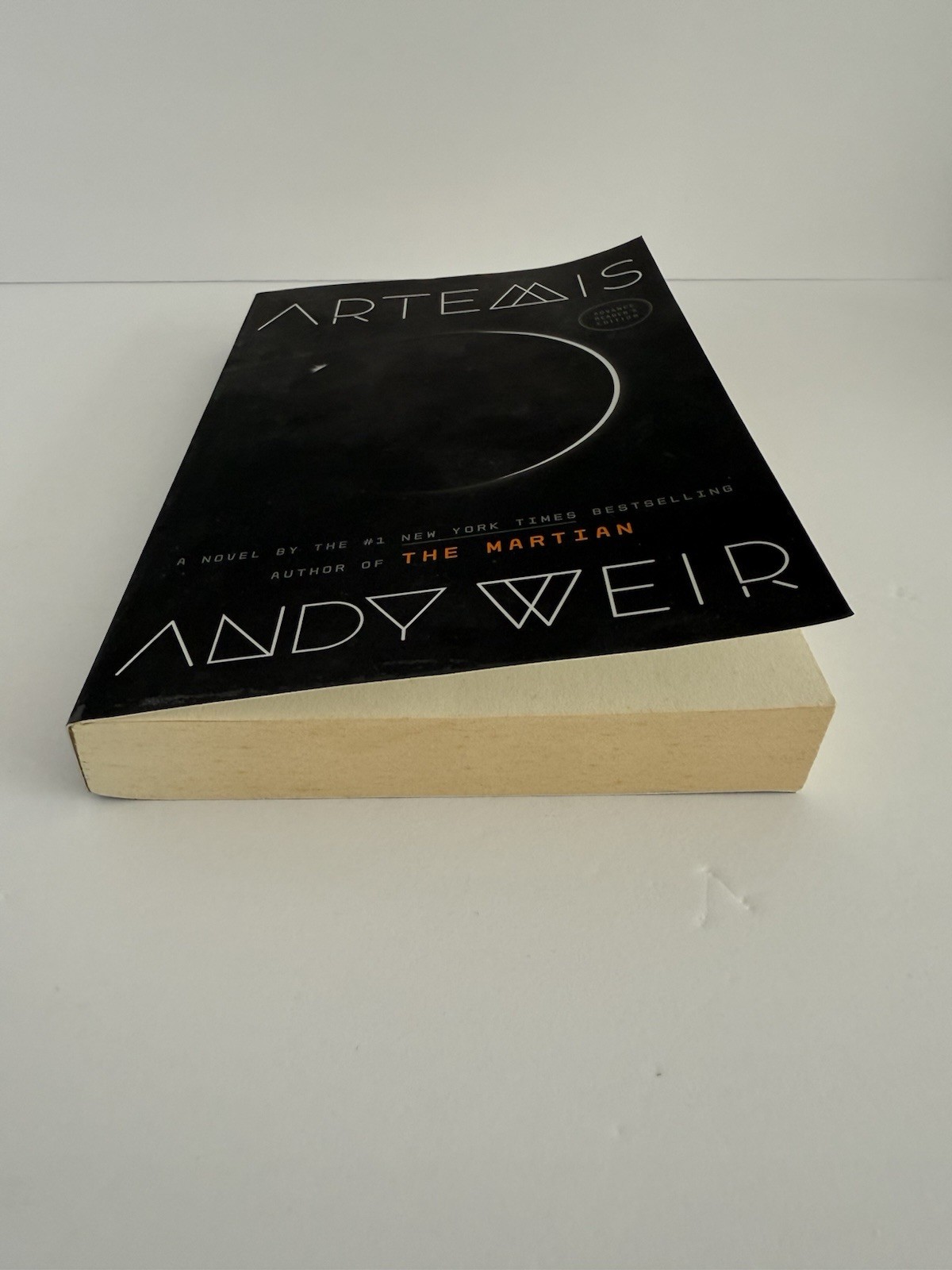 ARTEMIS, Andy Weir (2017 Advance Reader’s Edition) 1st Edition Uncorrected Proof