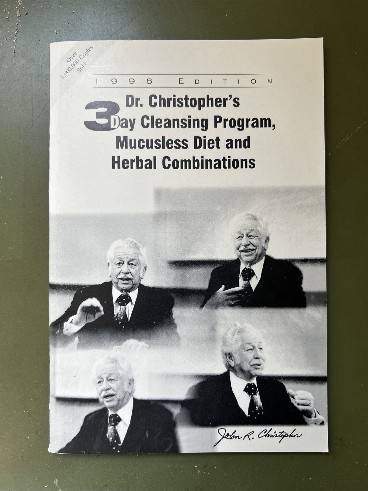 Dr. Christopher’s Three-Day Cleansing Program, Mucusless Diet…1998 Edition NEW
