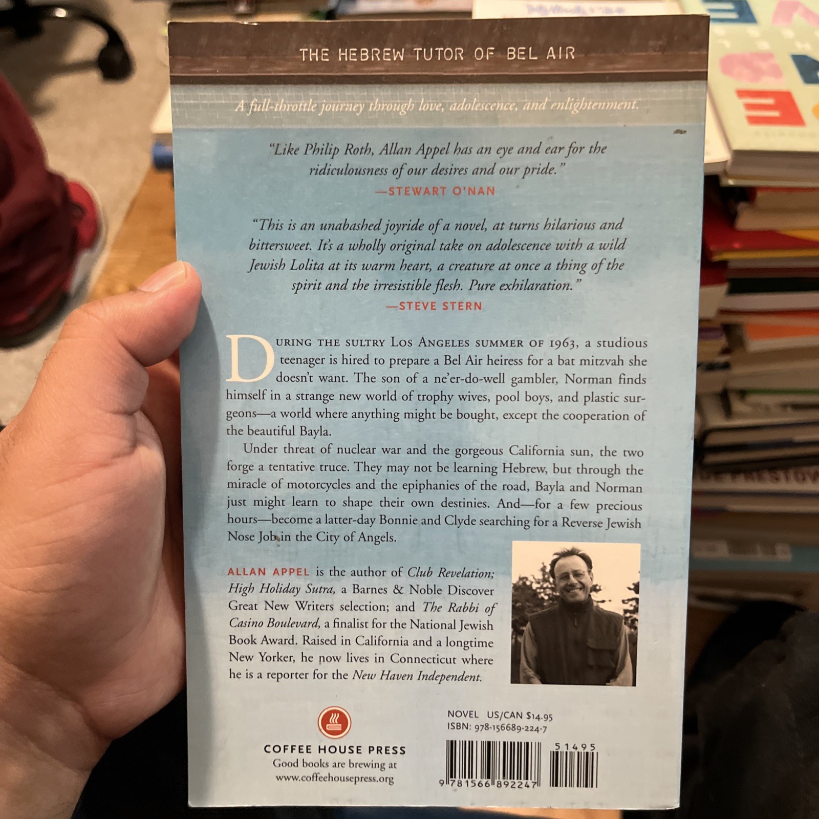 Hebrew Tutor of Bel Air by Allen Appel Historical Fiction