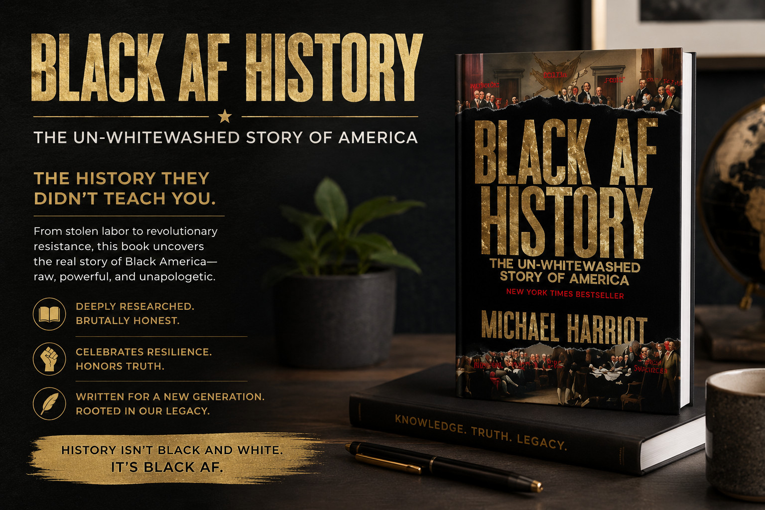 Black af History by michael harriot paperback English book