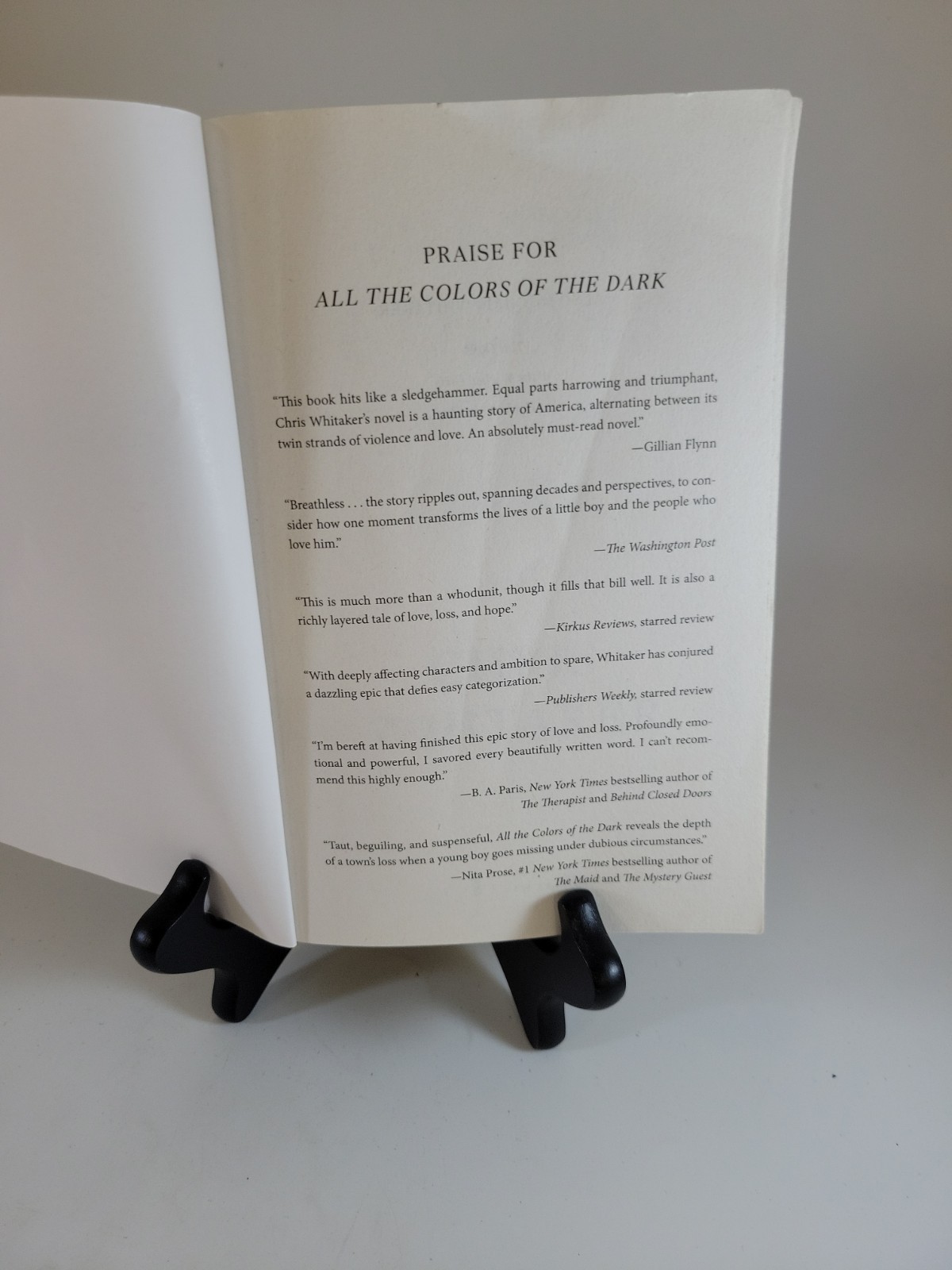 All the Colors of the Dark by Chris Whitaker PB