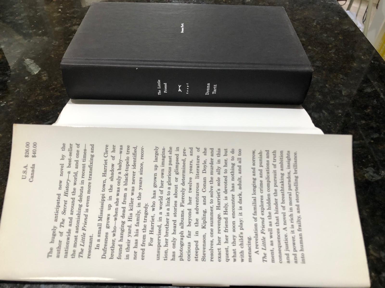 THE LITTLE FRIEND by Donna Tartt FIRST EDITION Hardcover VG