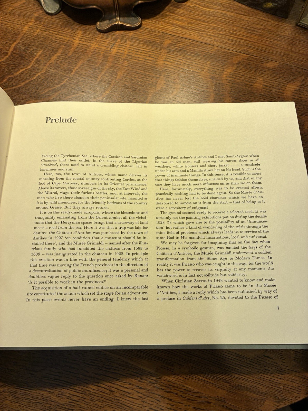 Pantheon Books Picasso in Antibes Dayot du Soublach 1960 1st Ed HC Illus