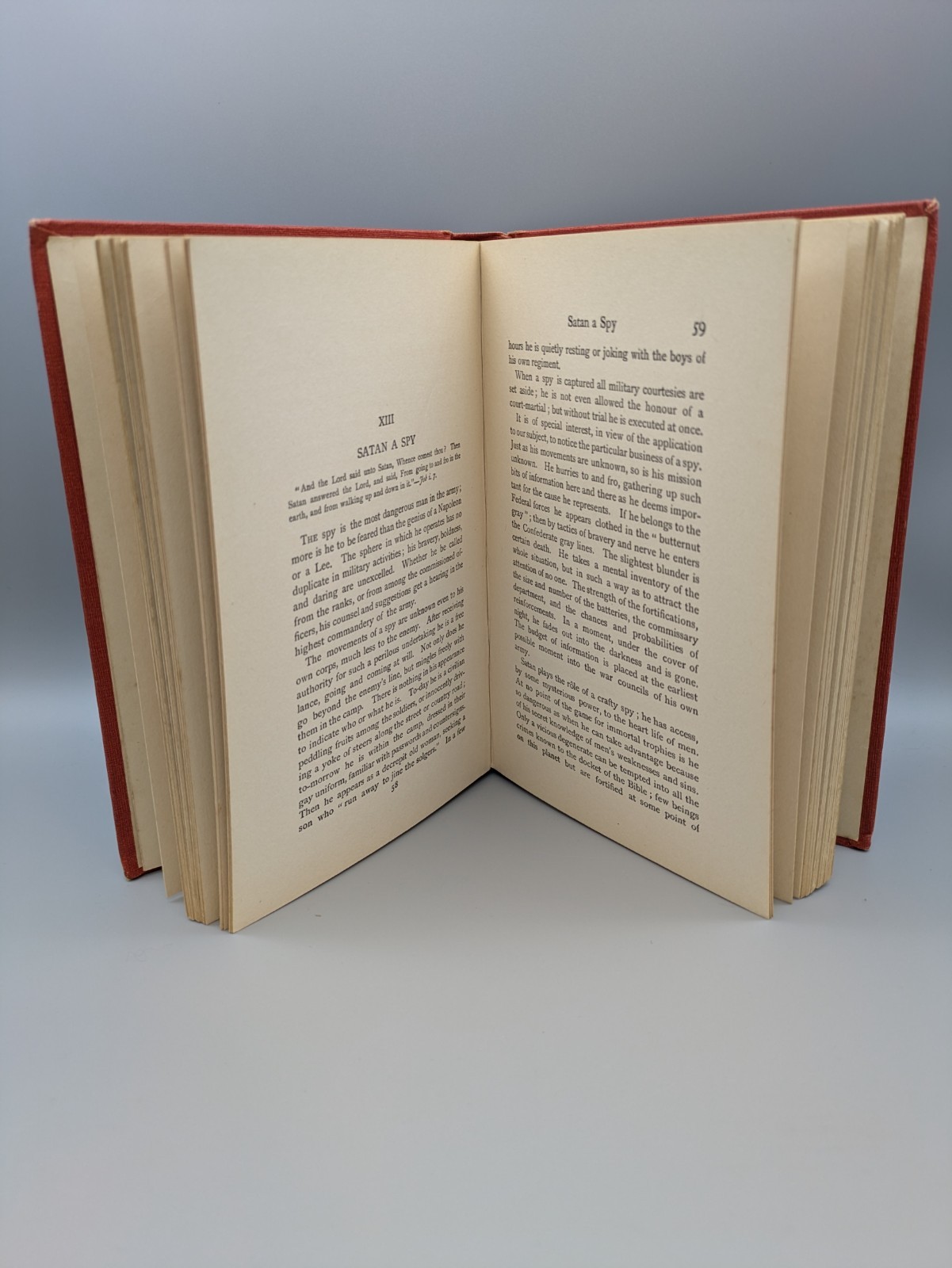 Is the Devil a Myth? by C.F. Wimberly Hardcover Book, Copyright 1913