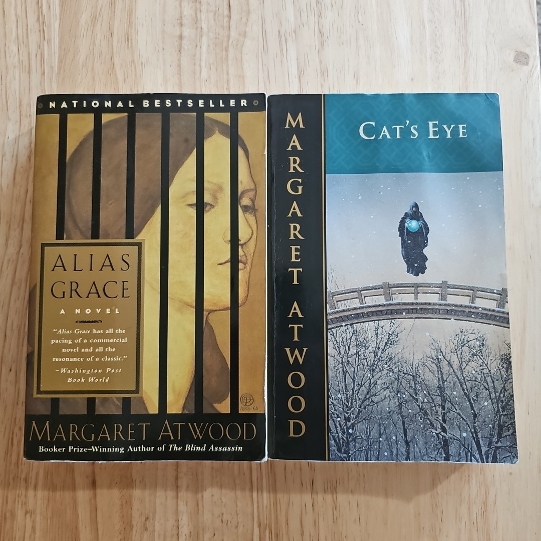 Margaret Atwood TPB Lot Cat’s Eye & Alias Grace Anchor Books Trade Paperbacks