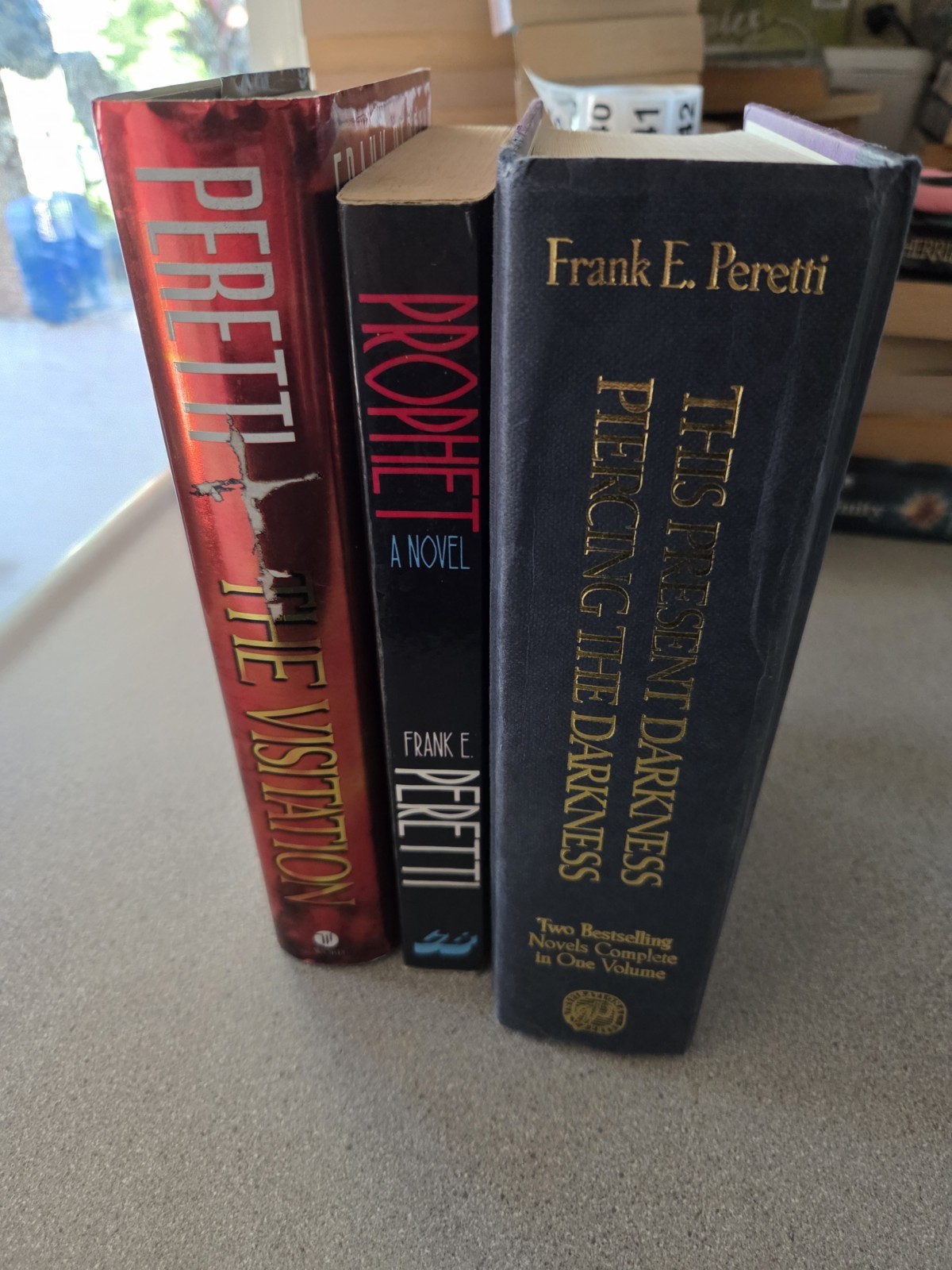 Frank Peretti Lot Of 3 Books. 1 Is 2-in-1. Hardcover & Paperback