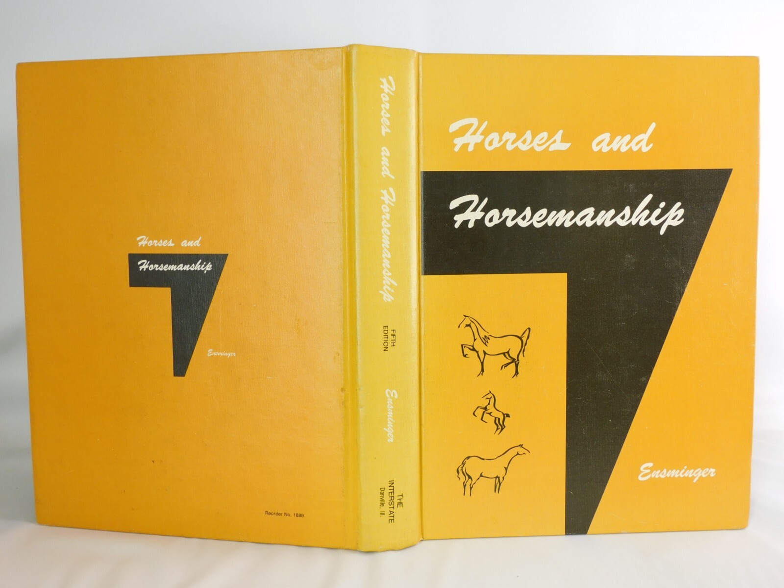 Horsemanship and Riding Horses Equestrian Riding 1977 Illus HC by M E Ensminger