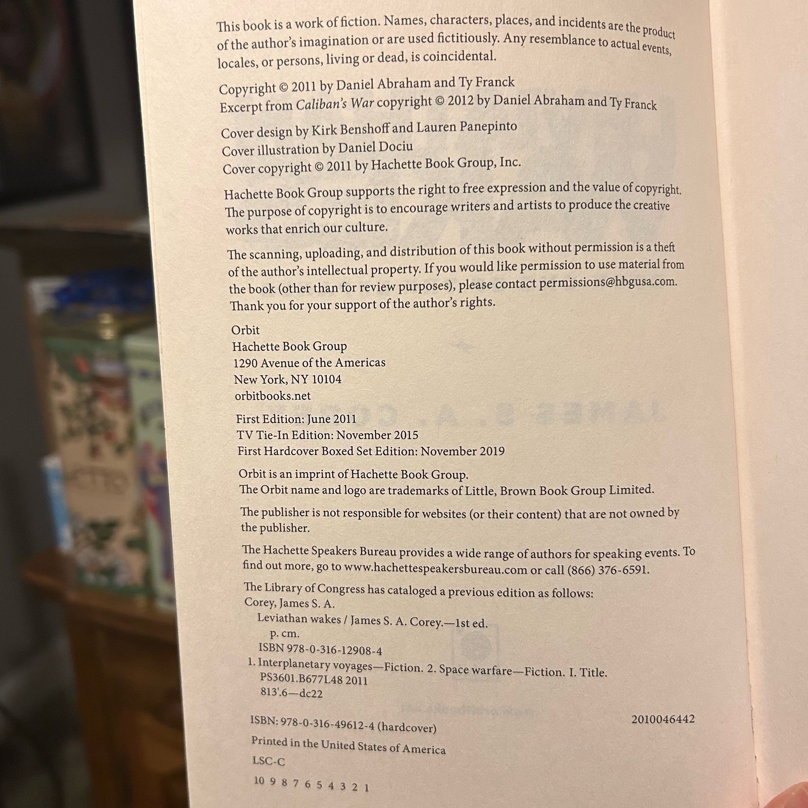 James S.A. Corey The Expanse Books 1-3 Hardcover