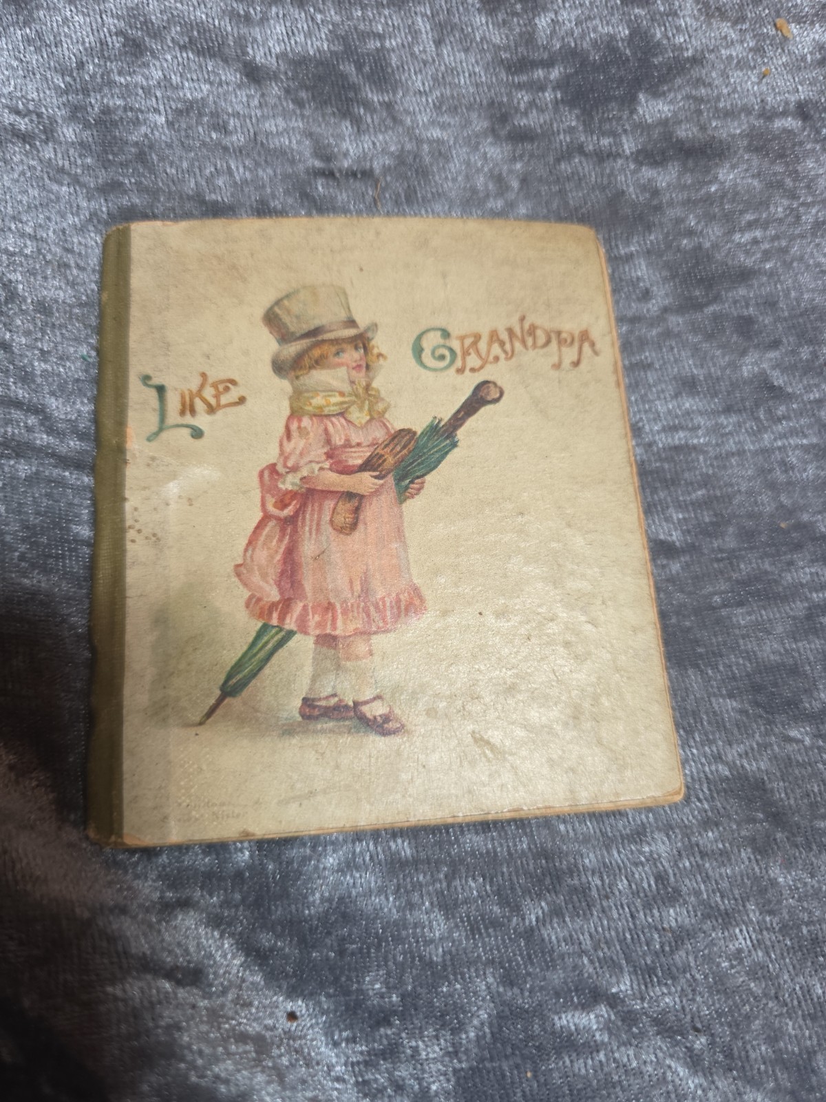 „Like Grandpa“ 1886 by Ernest Nister Mini Book