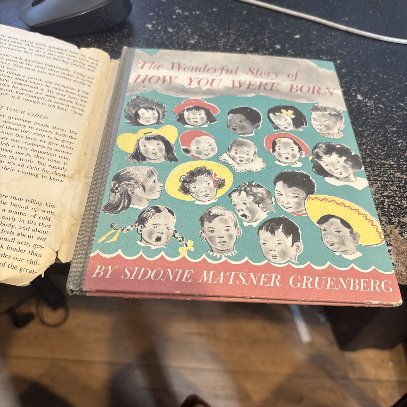 The wonderful story of how you were born. By Sidonie Gruenberg. 1953 HC