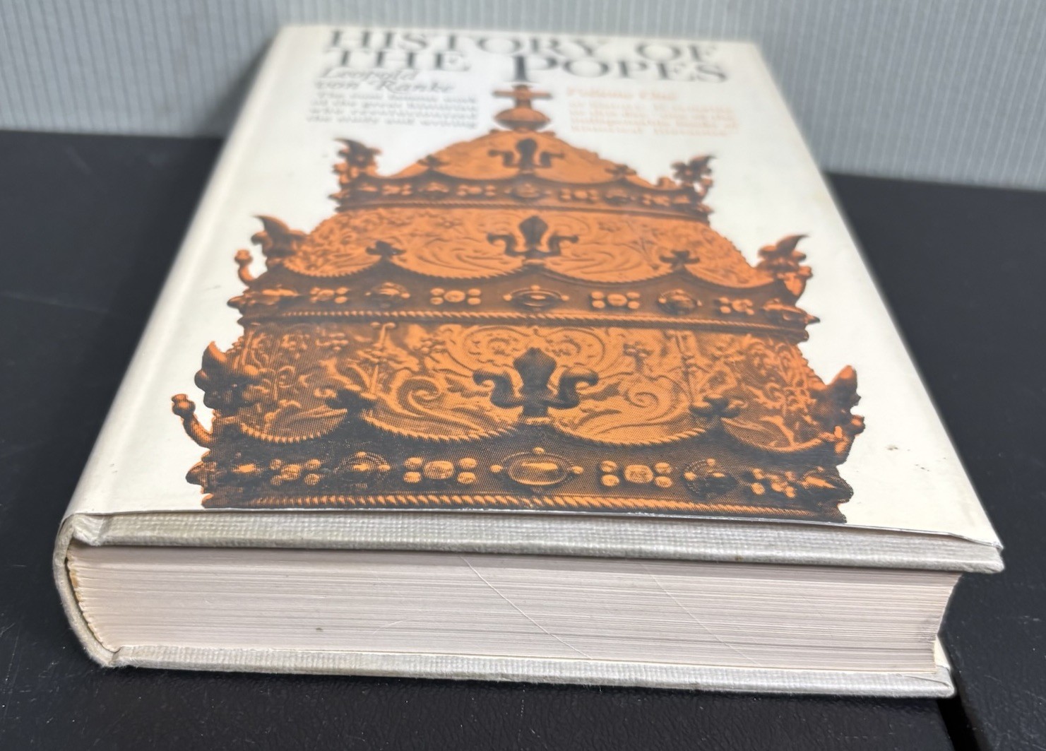 History of the Popes Vol 1 — Leopold von Ranke — 1966 Vintage HC w/ DJ