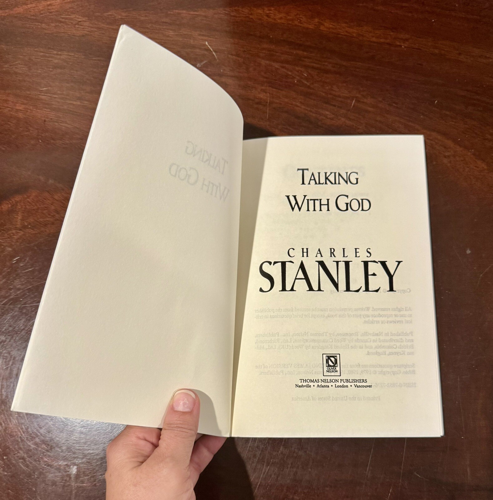 In Touch Study Series,the Talking With God – Paperback – GOOD