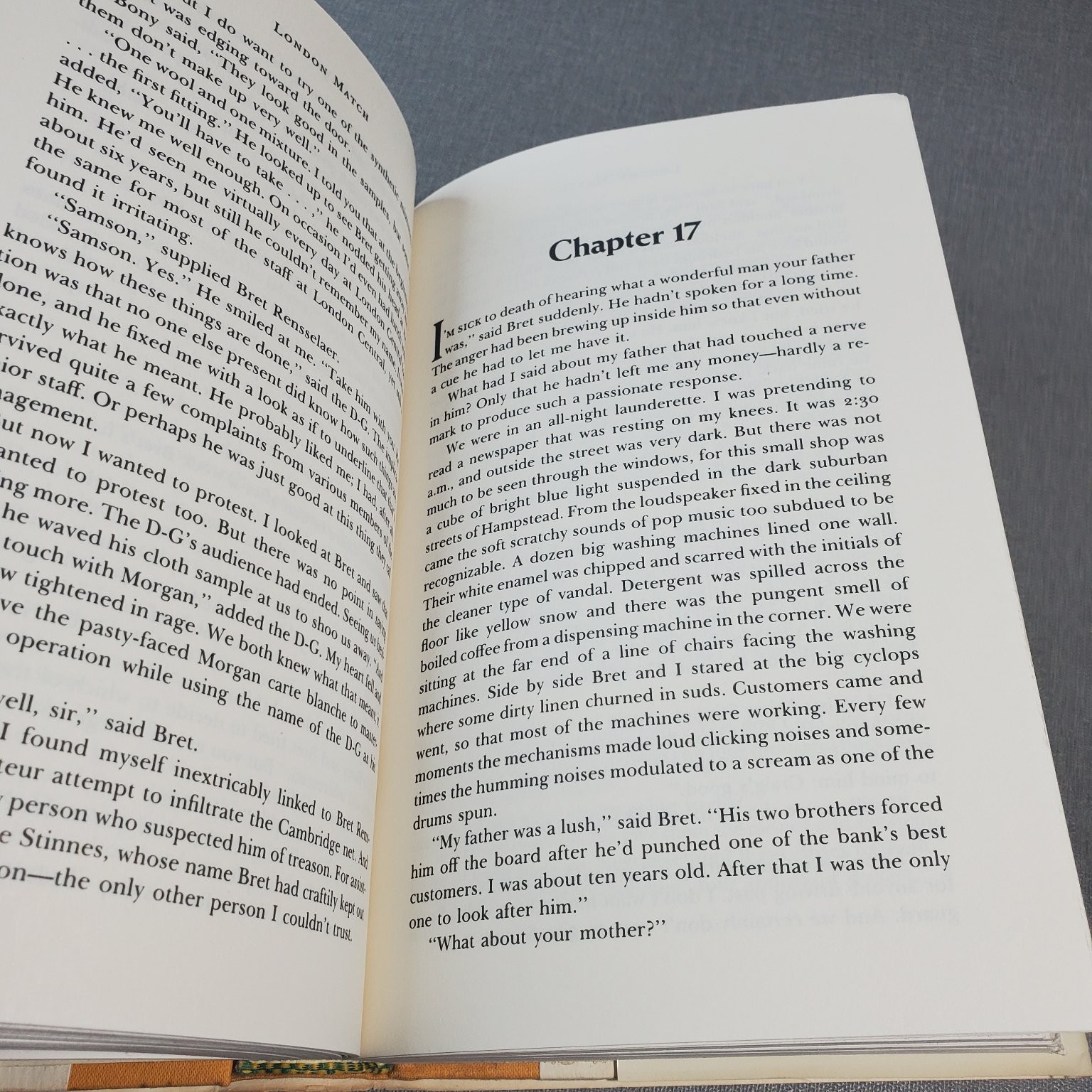 London Match Len Deighton 1985 First Edition Spy Thriller Alfred A. Knopf