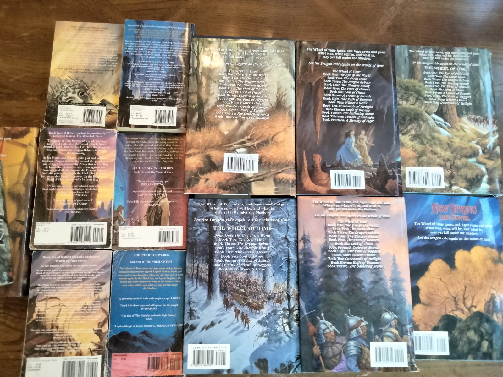 Wheel of Time by Robert Jordan Brandon Sanderson HC PB LOT of 14