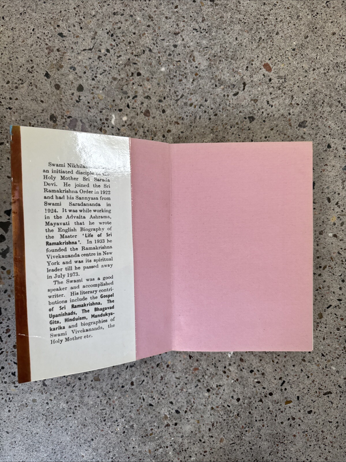 Rare 1947 – Self Knowledge of Sri Sankaracarya ENGLISH by Swami Nikhilananda