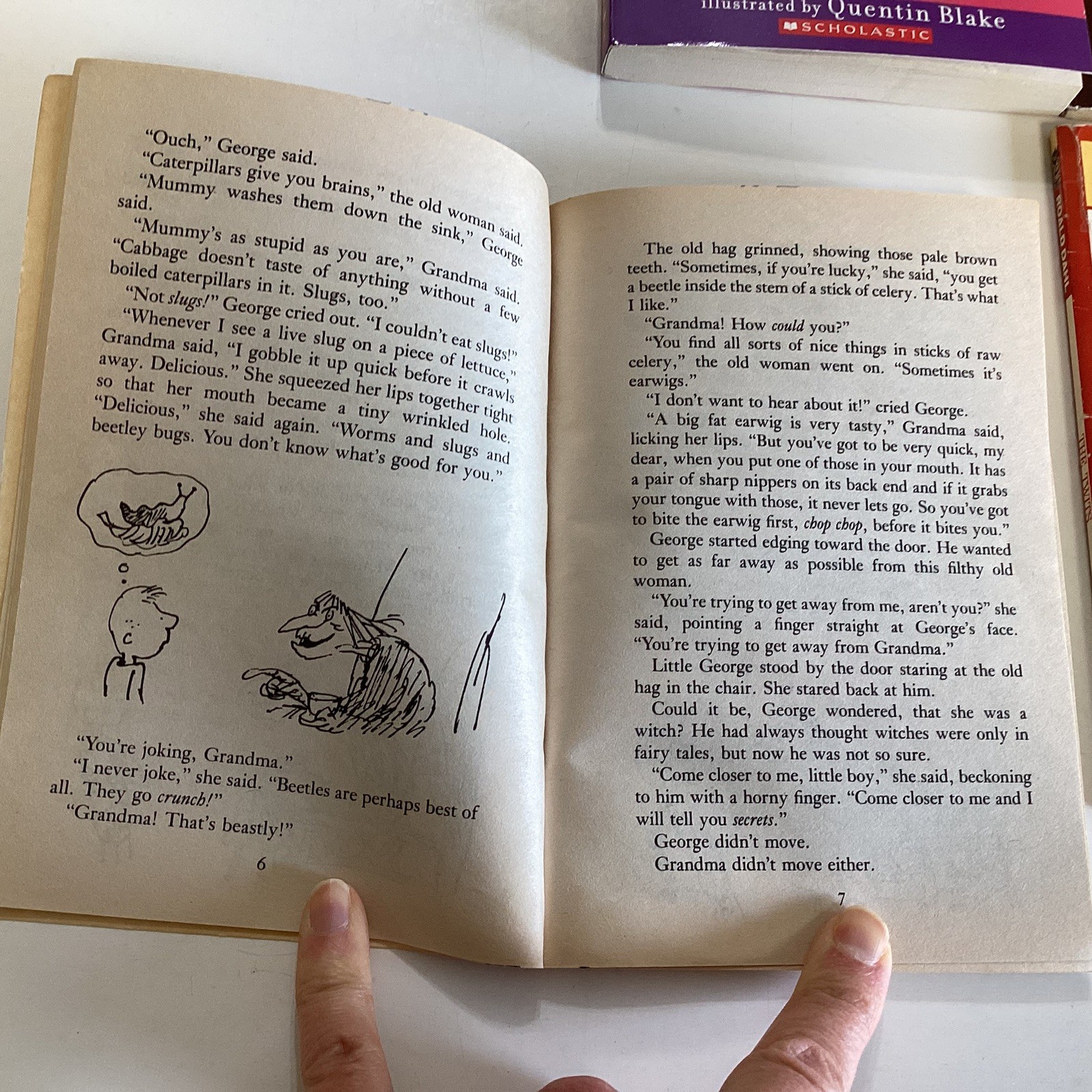 Roald Dahl 9 Book Lot Chocolate Factory Matilda BFG Magic Finger Twits