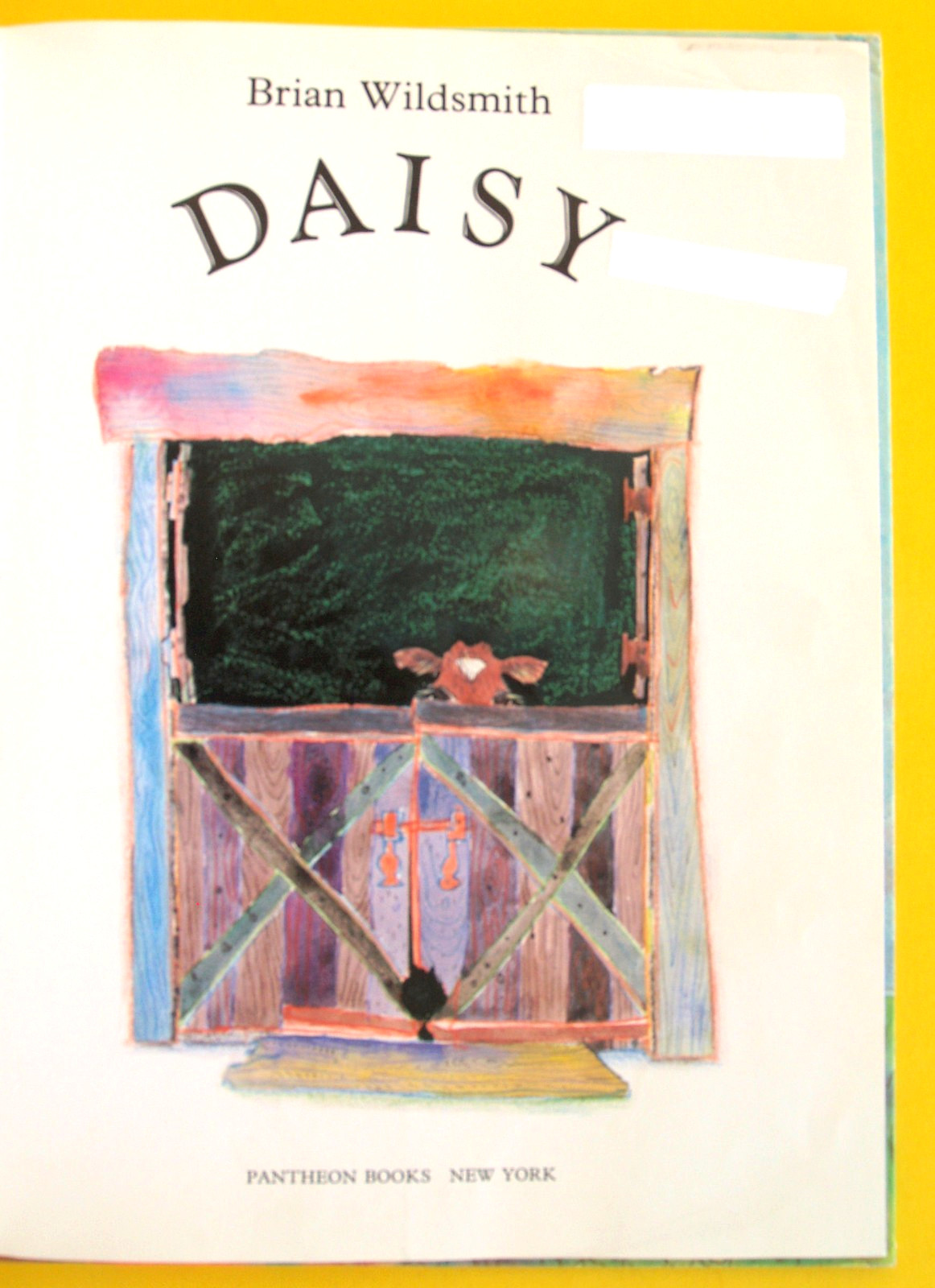 DAISY—Hrdcover—1984 BRIAN WILDSMITH—UNIQUE PAGES FORMAT—CHARMING COLOR ILLUSTRAT