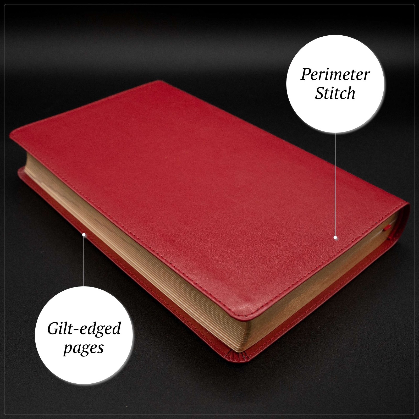 Red Louis Segond French Bible LARGE Print – LSG Bible Rouge en Français by SP