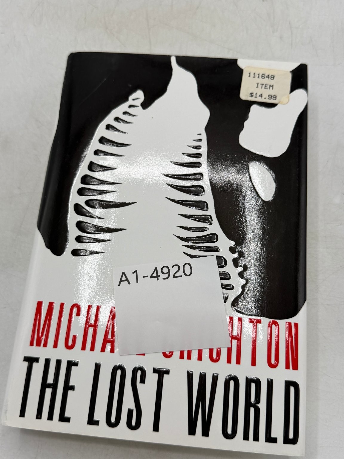 The Lost World Michael Crichton 1995 First Edition Hardcover Knopf Sci-Fi