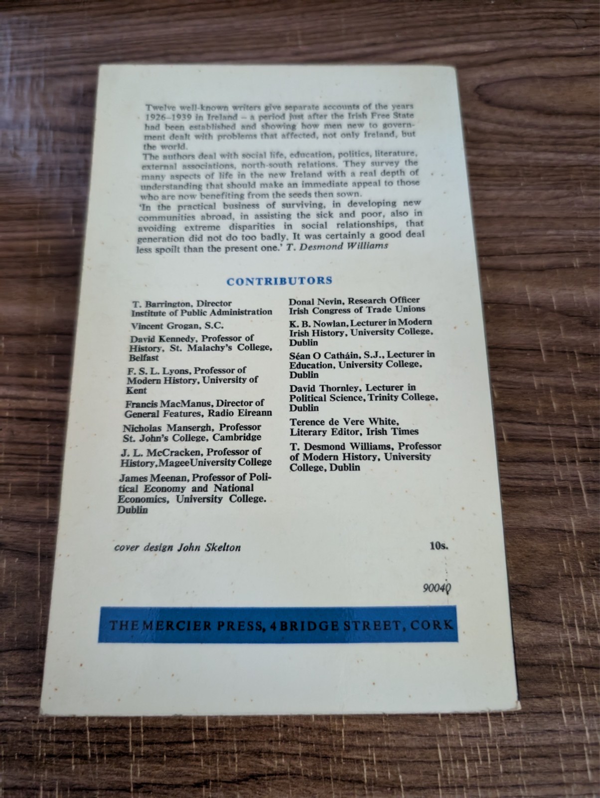The Years of the Great Test 1926-1939 by Macmanus, Francis 1967 paperback
