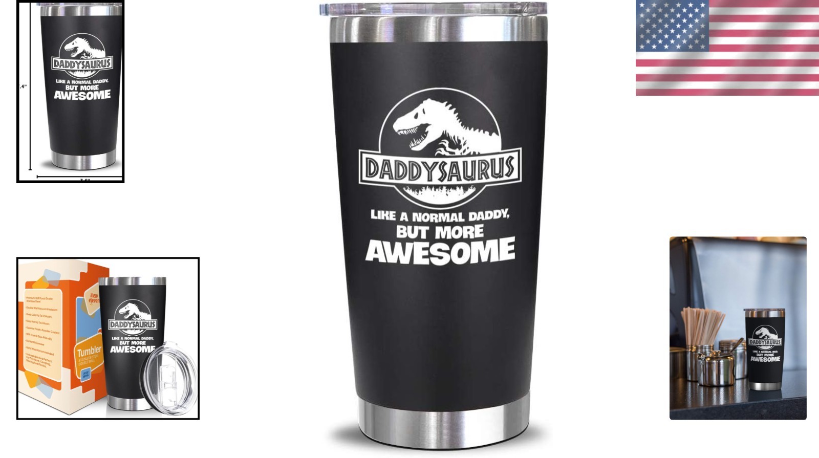 Ultimate 20 Oz Tumbler for Dad – Stylish, Reusable, Perfect for Any Occasion