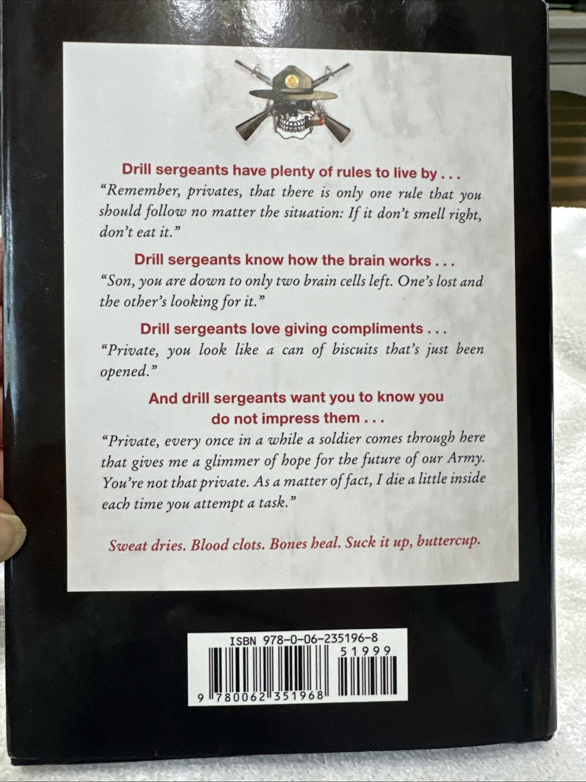 Awesome Sh*t My Drill Sergeant Said 1st Edition Hard Cover W Dust Jacket Signed