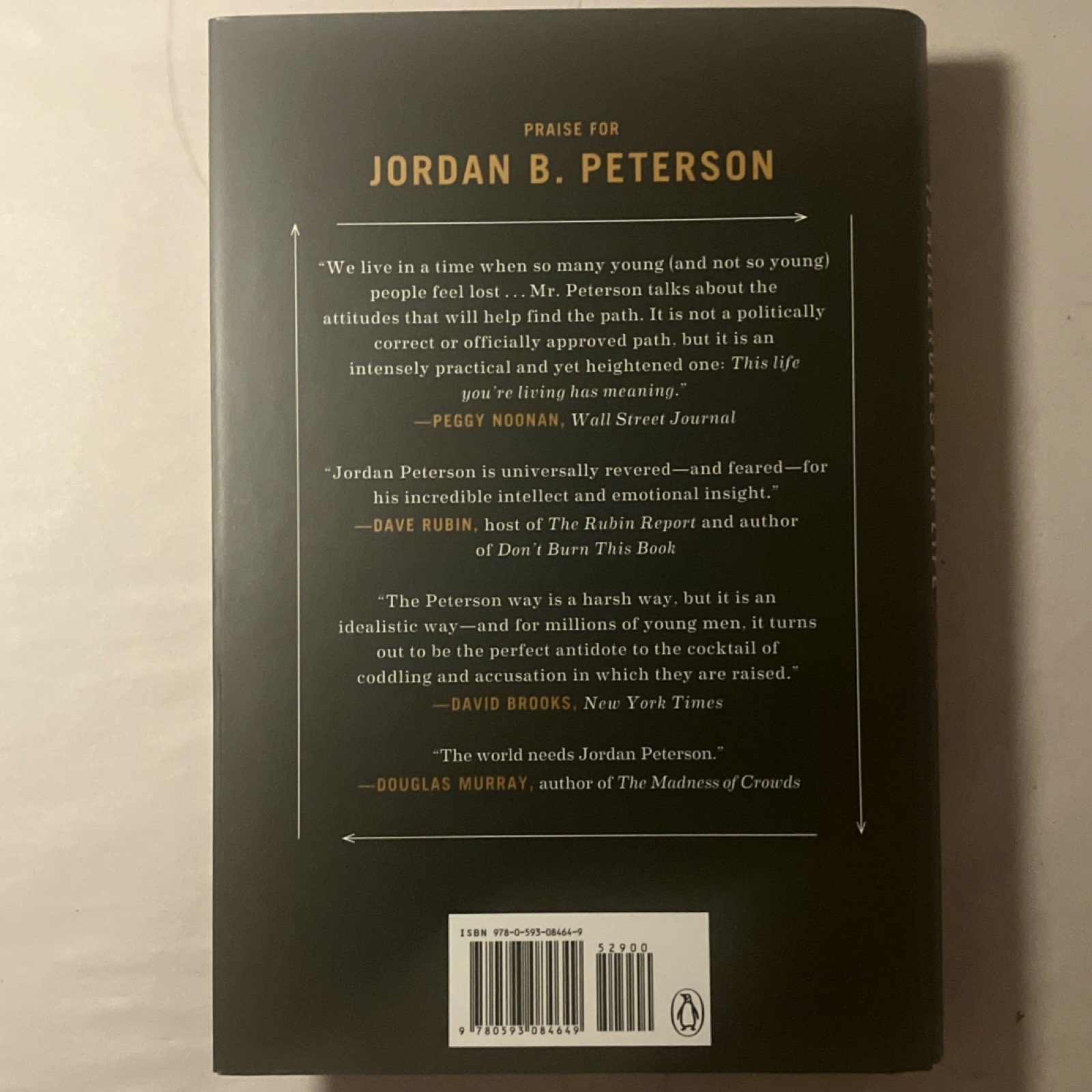 Jordan B. Peterson Beyond Order: 12 More Rules for Life Hardcover 2021 Self-Help