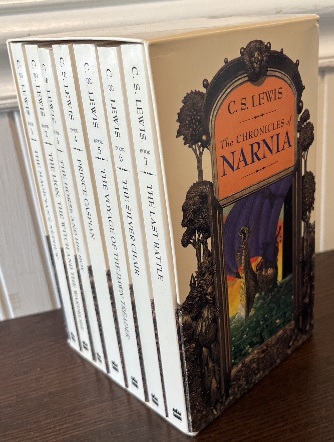 The Chronicles of Narnia Paperback Vintage Set C.S Lewis 1994 Anniversary Edt