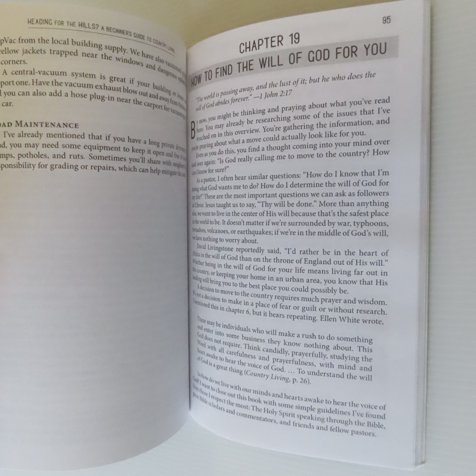 Heading For the Hills: Beginners Guide to Country Living by Doug Batchelor 2019