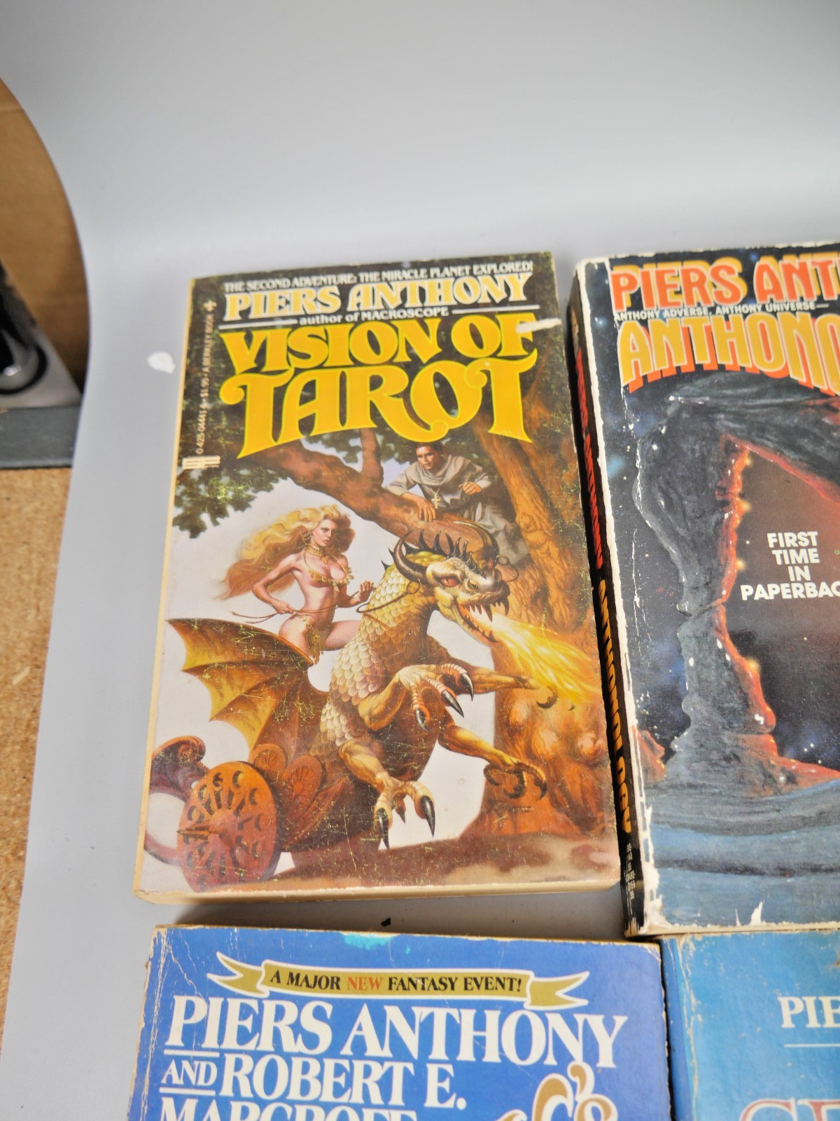 Vintage Xanth Novels Lot 9 Piers Anthony Del Rey Paperback Fantasy Sci Fi 1980s