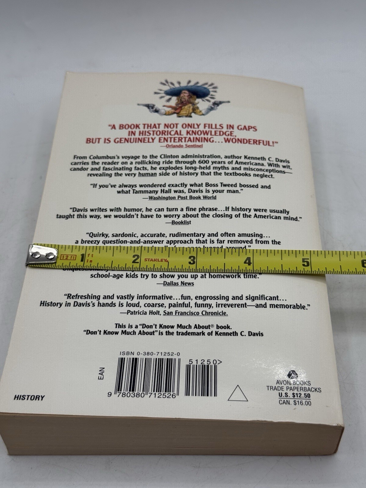 Don’t Know Much About History: Everything You Need To Know…by Kenneth C Davis