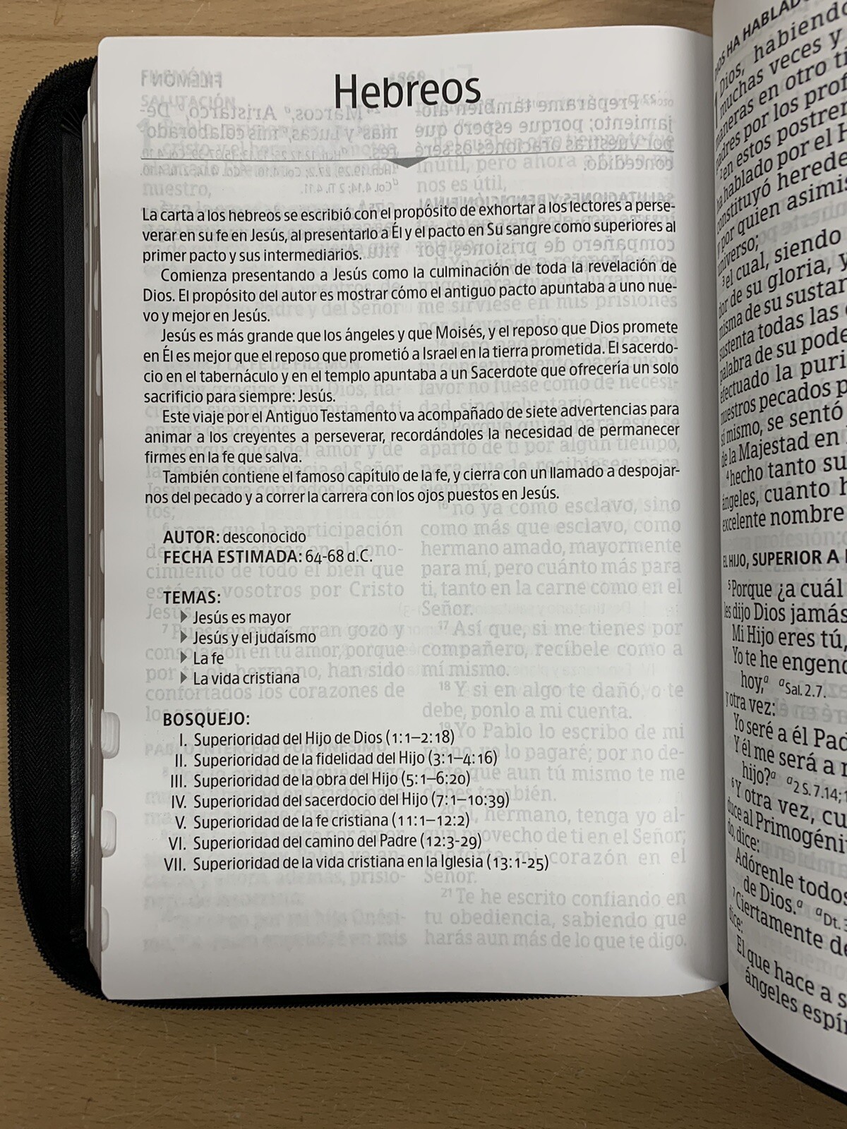 Biblia Letra Super Gigante 19 puntos con cierre Reina valer1960 negro con indice