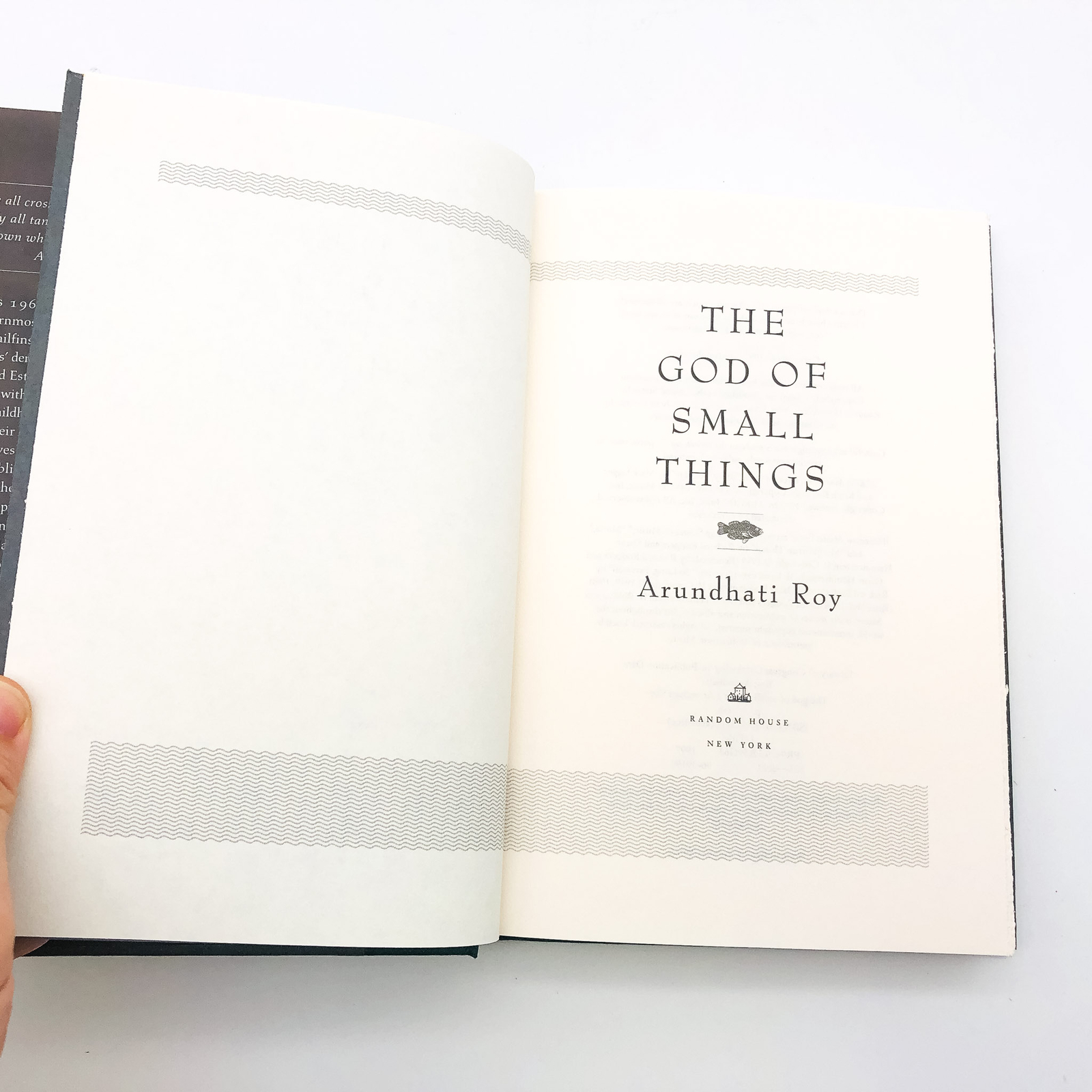 The God Of Small Things Hardcover Arundhati Roy 1997 Love India 1st Edition