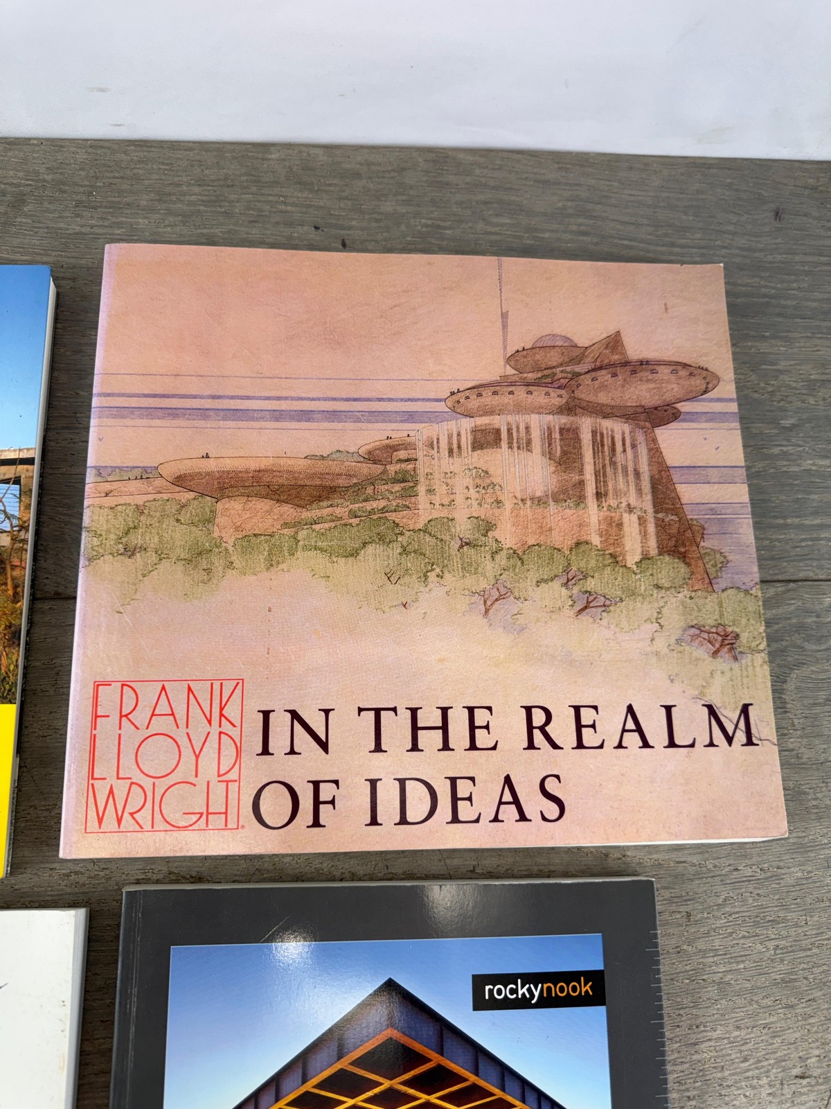 Architecture Books Lot 4 Studio At Large Frank Lloyd Wright Texas PB Art Photo
