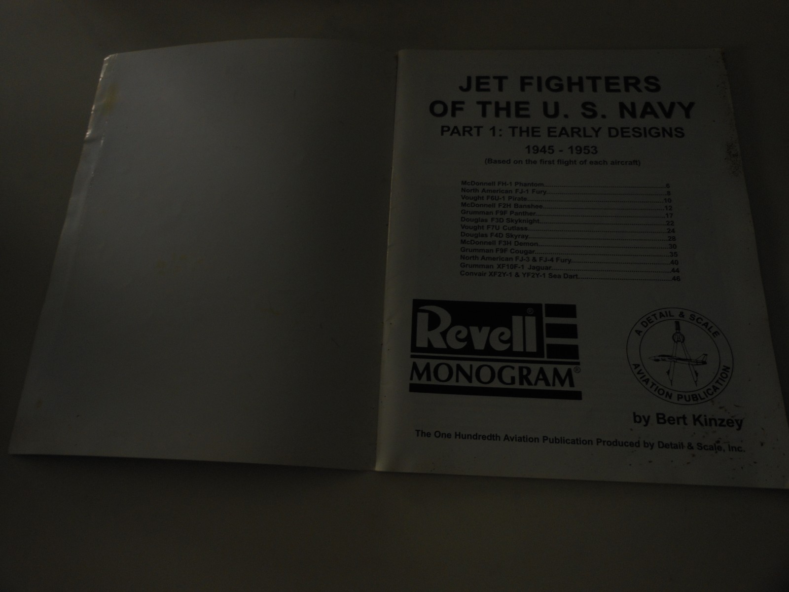 2002 Jet Fighters of the U.S. Navy Part 1. Early Designs – Revell / Bert Kinzey