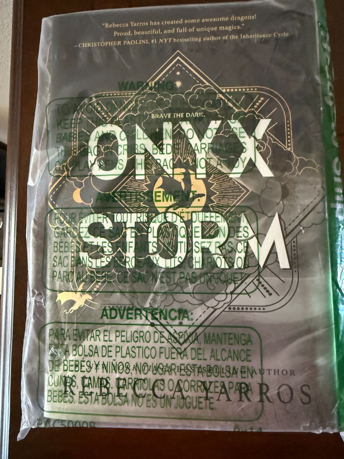 ONYX STORM Hardcover Book NEW by Rebecca Yarros Deluxe Limited Edition