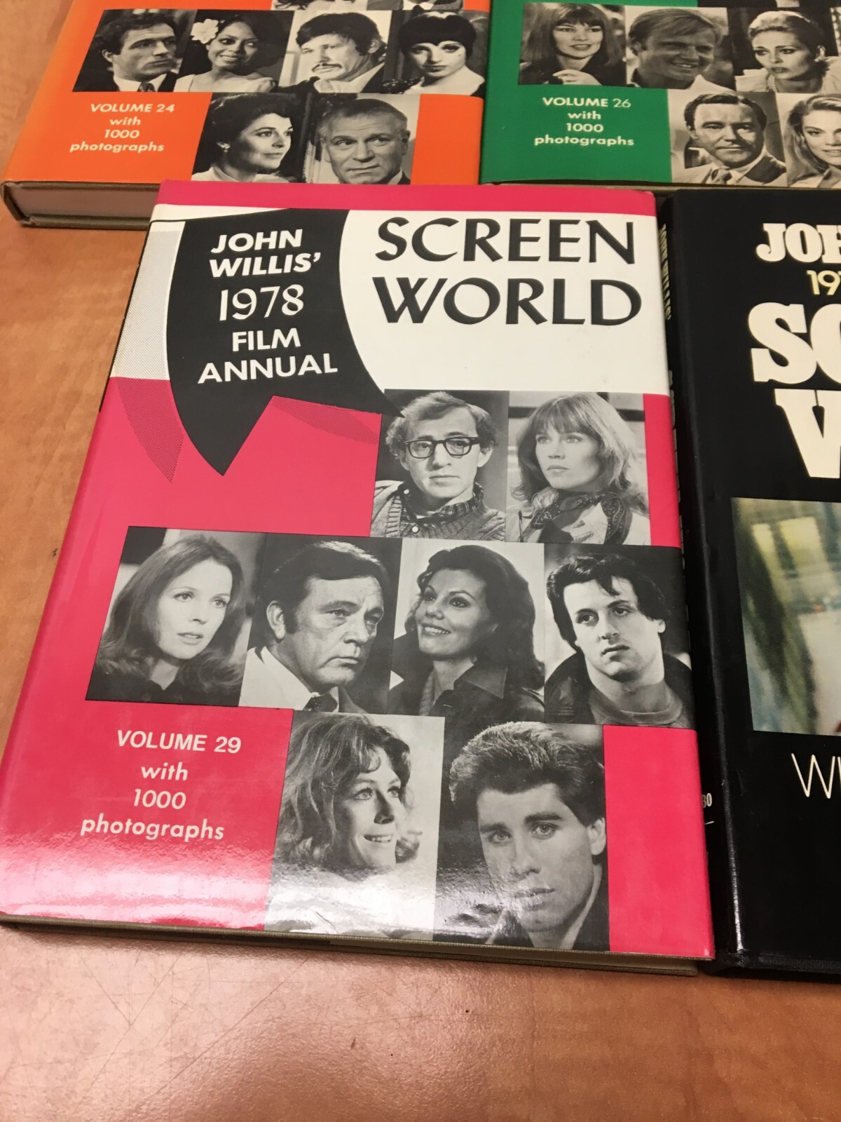 Lot of 5 John Willis Screen World 1970s EDITIONS Film Annual 73 75 76 78 79 HCDJ