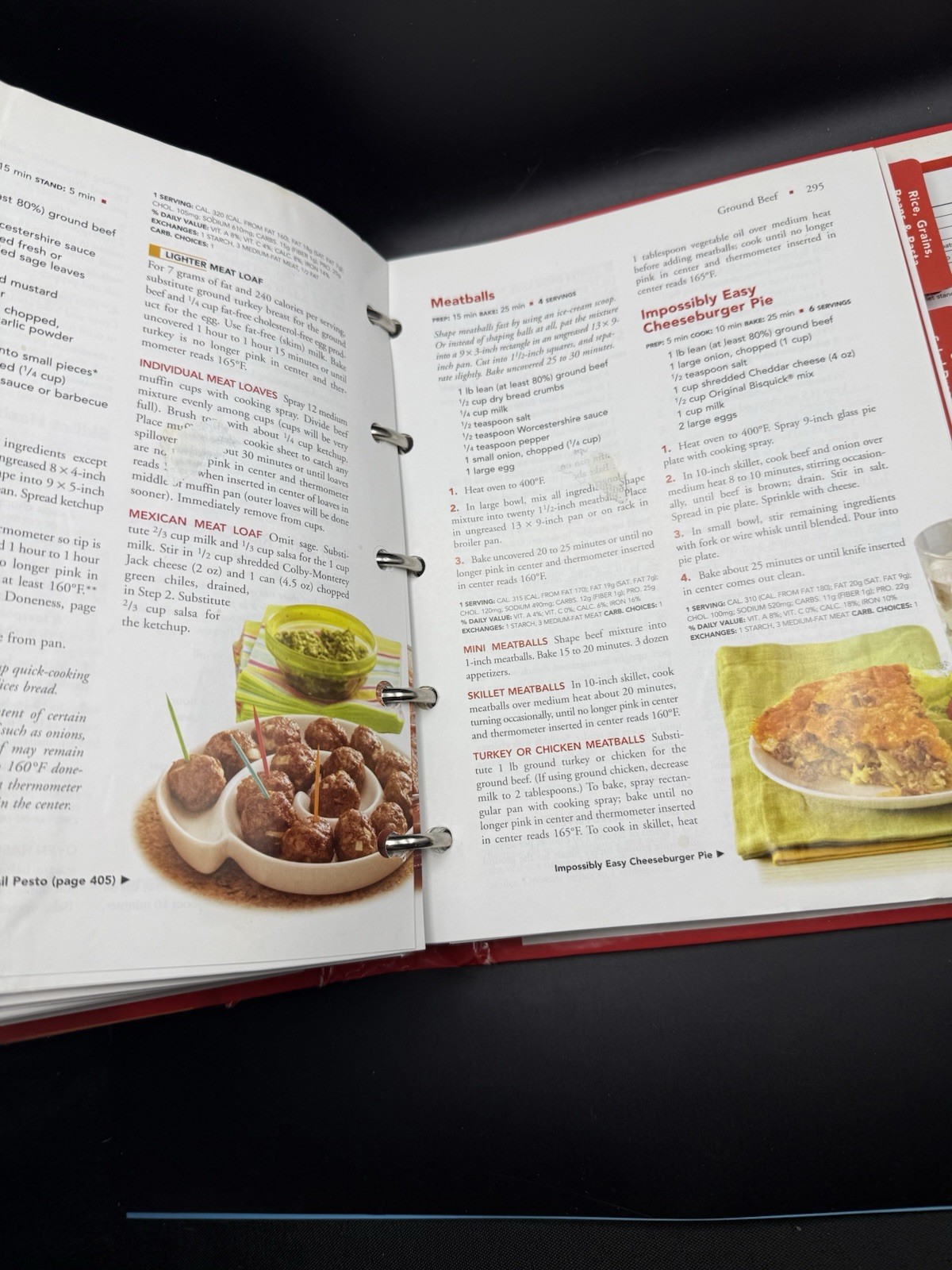 Betty Crocker Cookbook Lot Big Red 5-Ring Binder Cooking Basics Hardcover Set