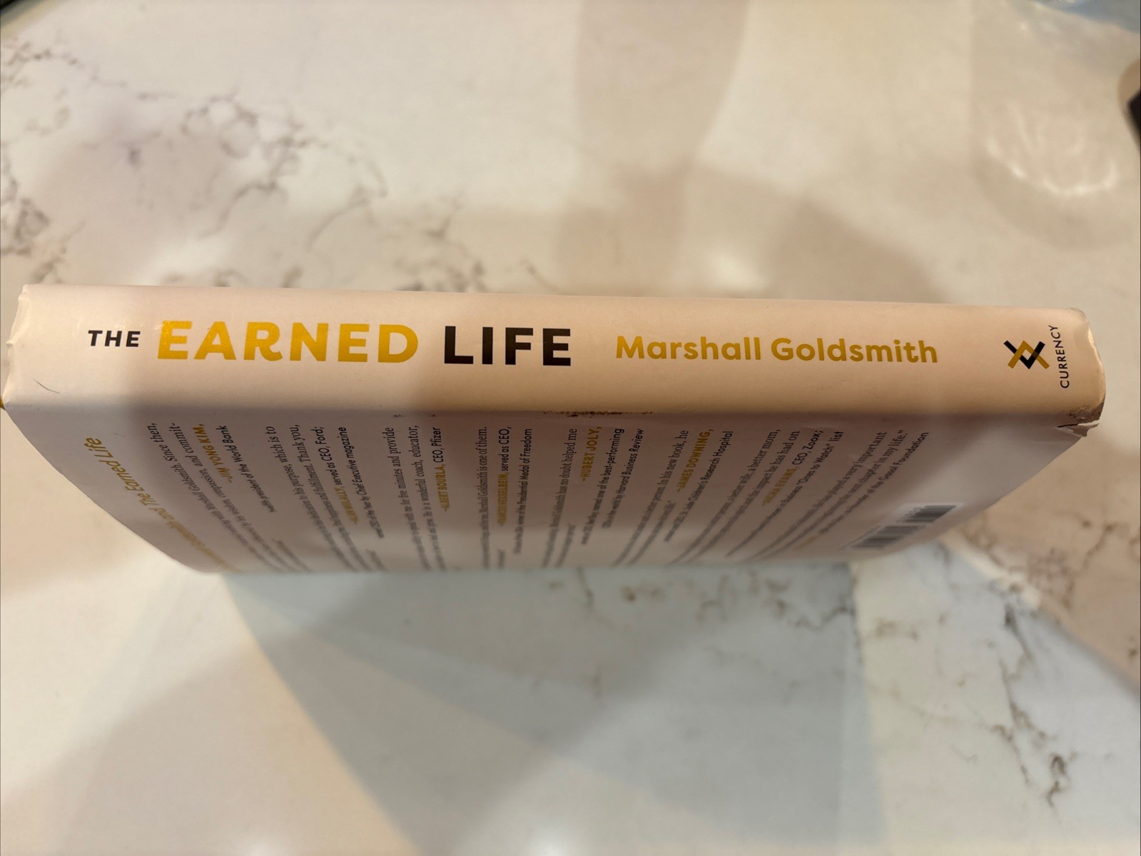 The Earned Life: Lose Regret, Choose Fulfillment HC DJ By M. Goldsmith Signed