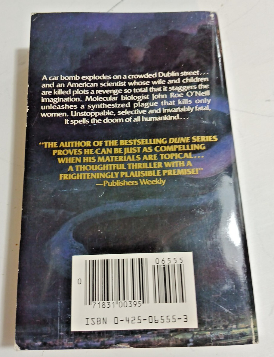The White Plague Science Fiction Paperback Book by Frank Herbert Berkley 1983