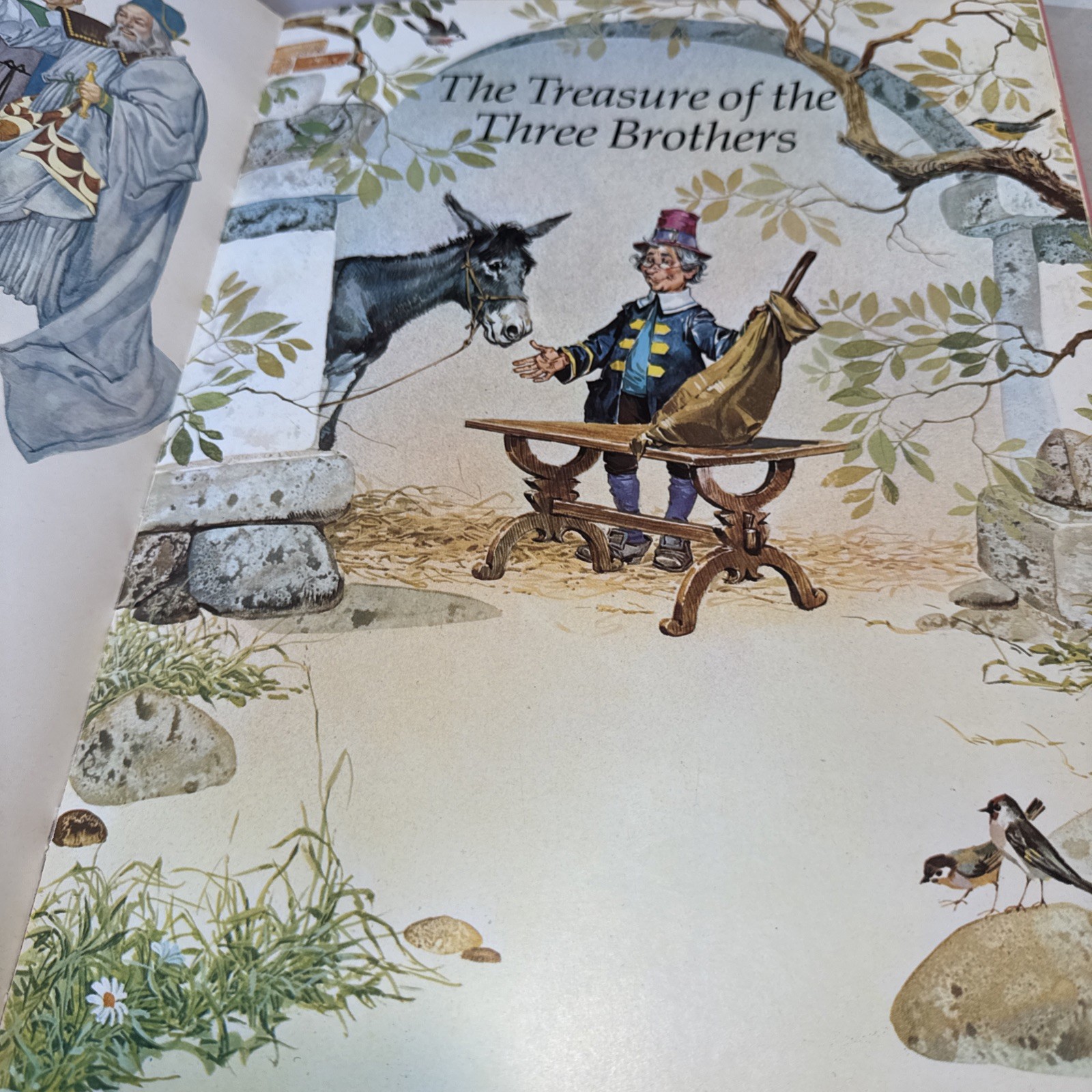 Vintage 1969 Storytime Treasury RAPUNZEL / THE TREASURE OF THE THREE BROTHERS