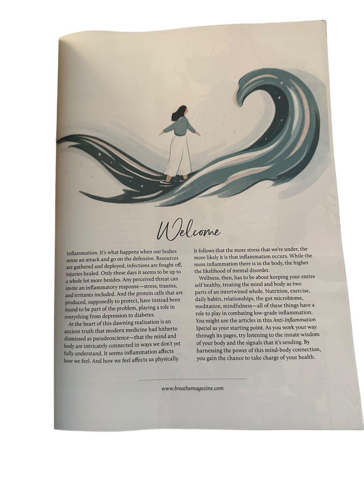 BREATHE Magazine Wellness Kindness Mindfull Inspiration Anti-Inflammation 2023