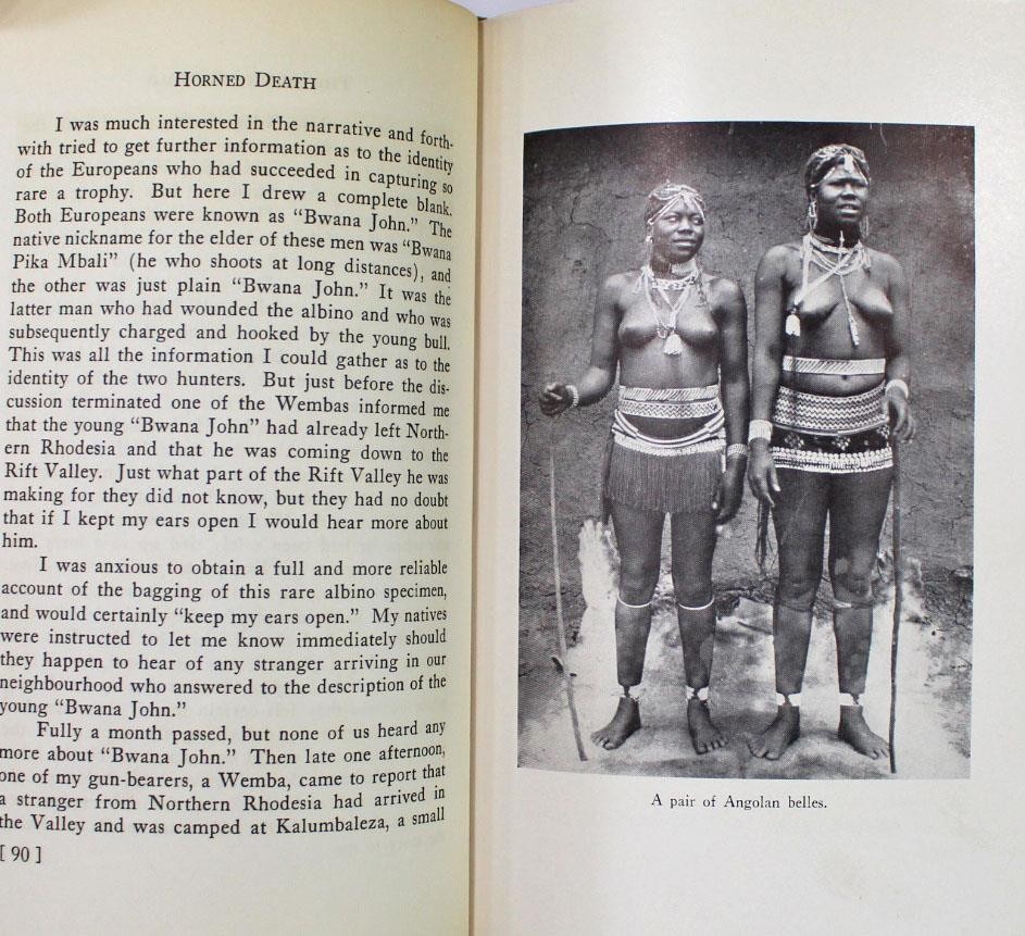 Horned Death Hunting the African Buffalo with (by) John F. Burger 1947 HC 1st