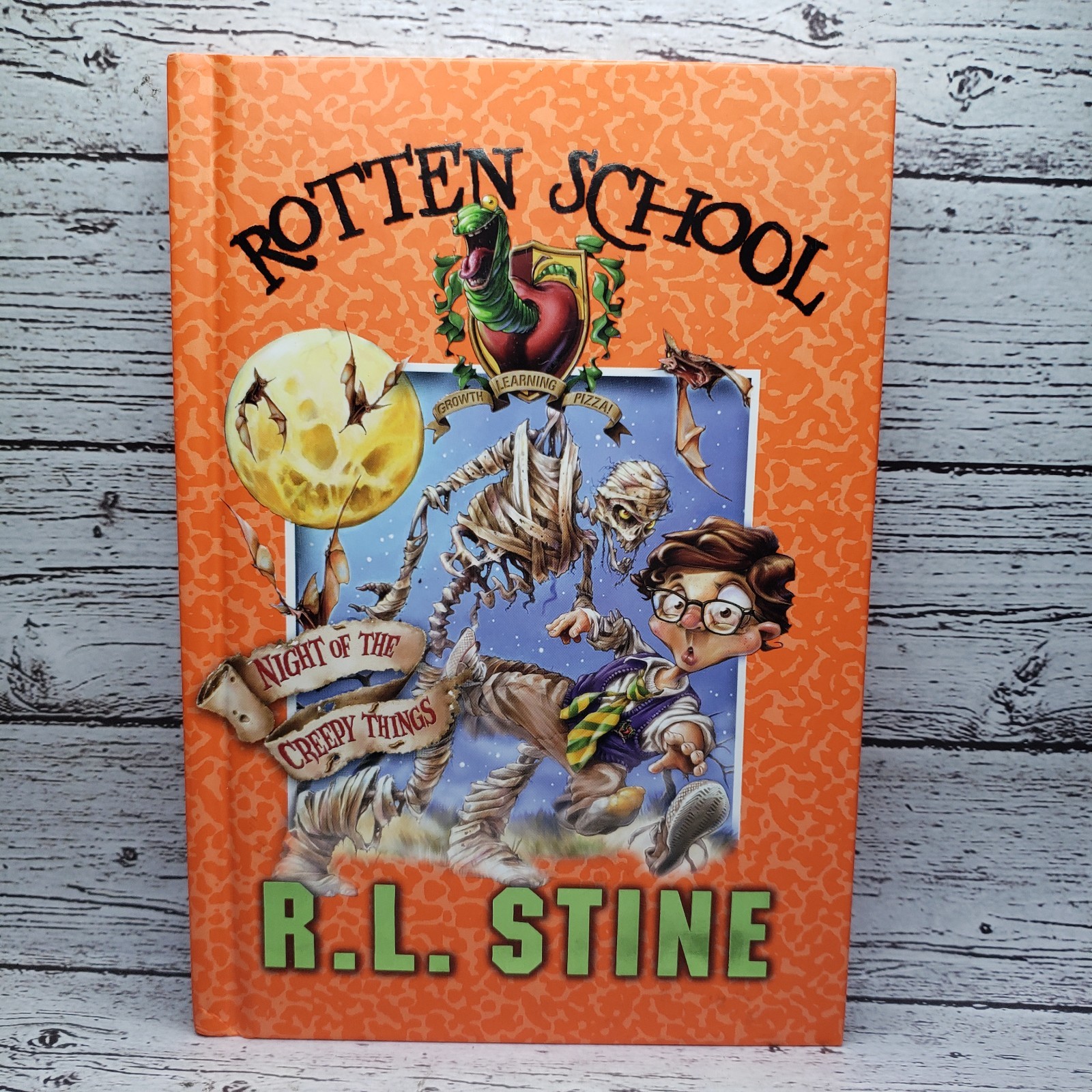 RL Stine Rotten School Book Lot of 4 Hardcover #8,9,11 and 14 Illustrated 1st Ed