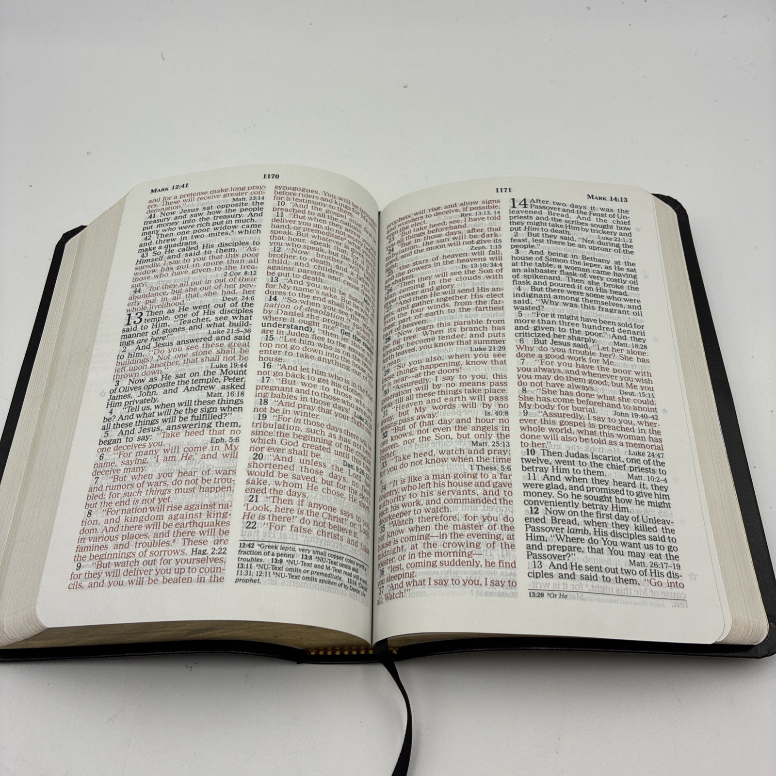 USED Prophecy Study Bible (2008 Black Leathersoft) – Amazing Facts Commentary