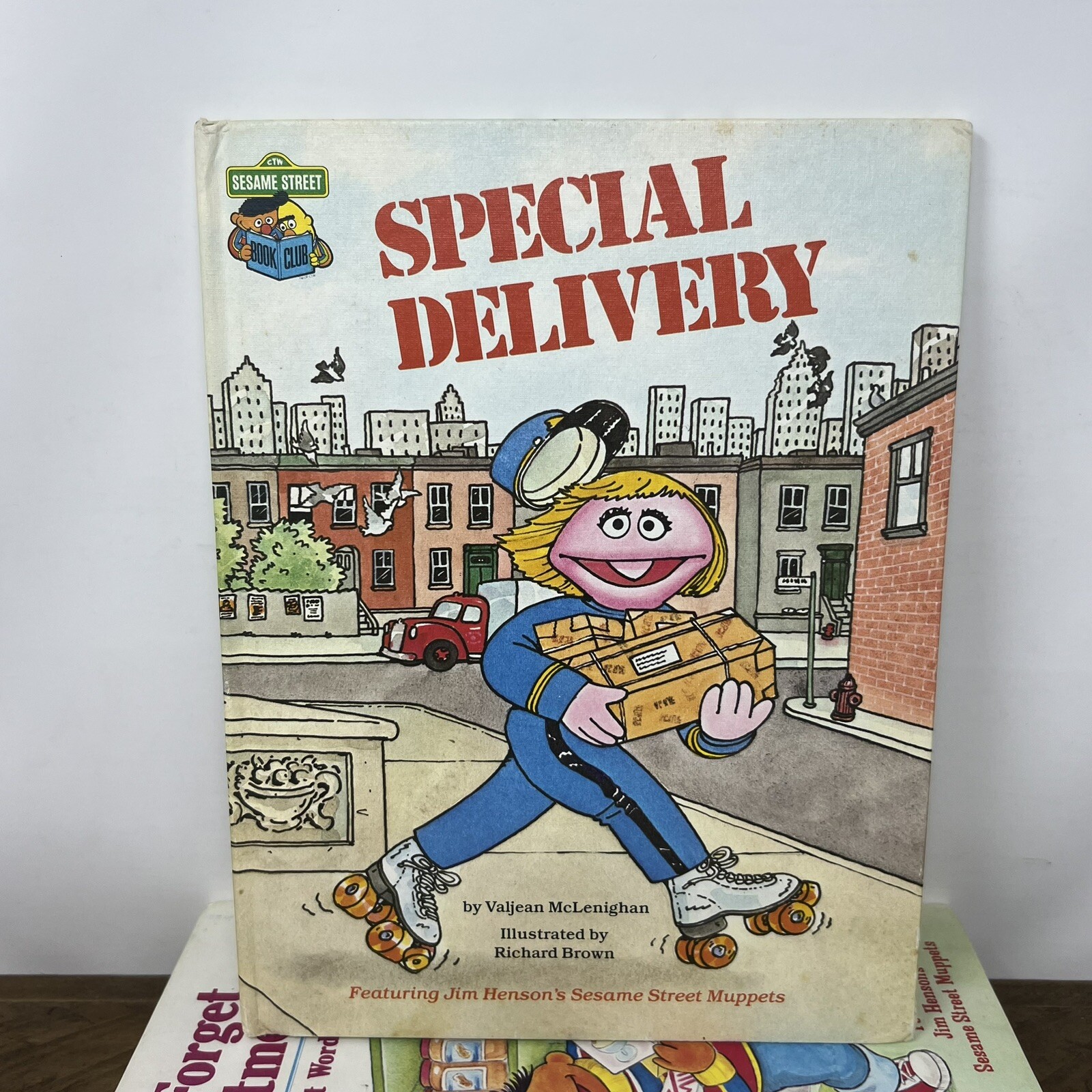 The Sesame Street Book Club Books Lot Of 5 Vintage 1980, 81, 85 Childrens