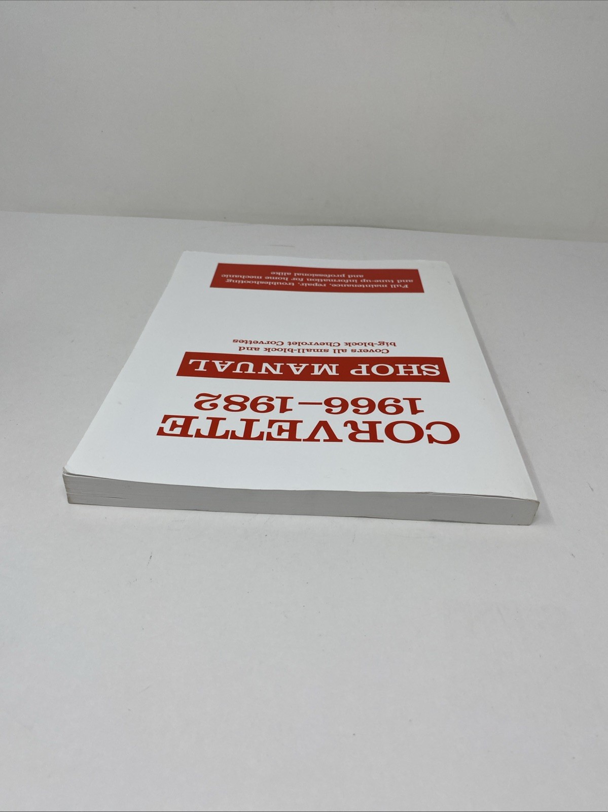 Corvette, 1966-1982 : Shop Manual by Motorbooks (1987, Trade Paperback)